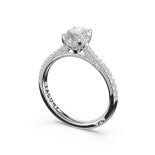 Tacori Oval Solitaire Engagement Ring 2671OV75X55