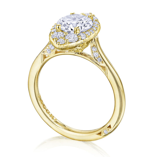 Tacori Round Bloom Engagement Ring HT2575RDOV75