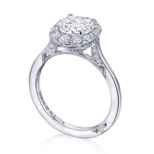 Tacori Round Bloom Engagement Ring HT2575RDOV75