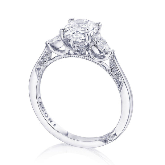 Tacori Pear 3-Stone Engagement Ring 2668PS9X6