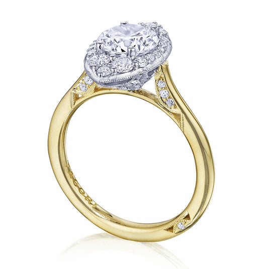 Tacori Round Bloom Engagement Ring HT2577RDMQ7YW