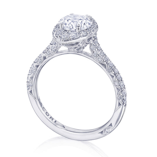 Tacori Round Bloom Engagement Ring HT2576RDOV65