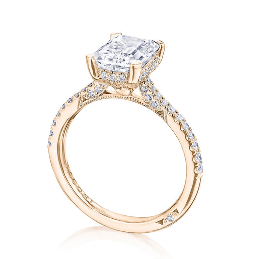 Tacori Emerald Solitaire Engagement Ring 267015RD8