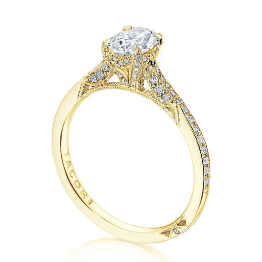 Tacori Oval Solitaire Engagement Ring 2679OV7X5