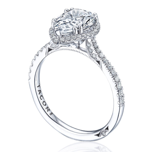 Tacori Pear Bloom Engagement Ring 2677PS10X7