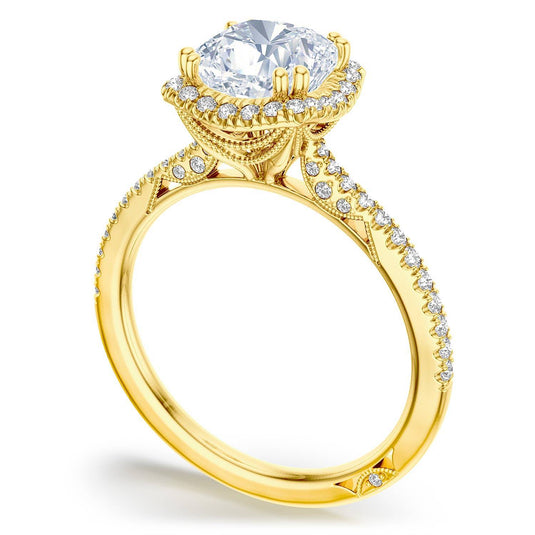 Tacori Cushion Bloom Engagement Ring 268415cuc65