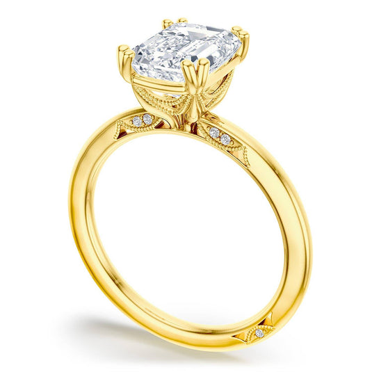 Tacori Emerald Solitaire Engagement Ring 268215ec8x6
