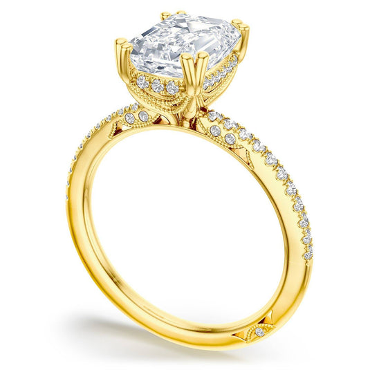 Tacori Emerald Solitaire Engagement Ring 268315ec8x6