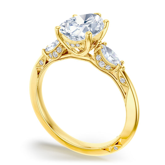 Tacori Pear 3-Stone Engagement Ring 2685ps10x7