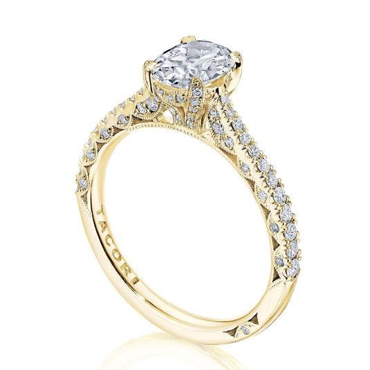 Tacori Oval Solitaire Engagement Ring HT2578OV75X55