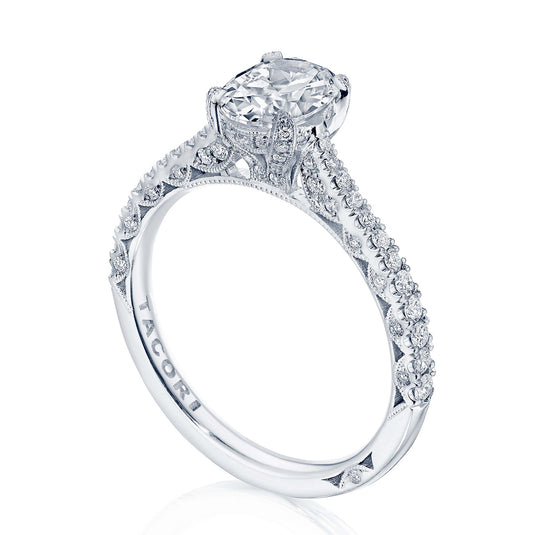 Tacori Oval Solitaire Engagement Ring HT2578OV75X55