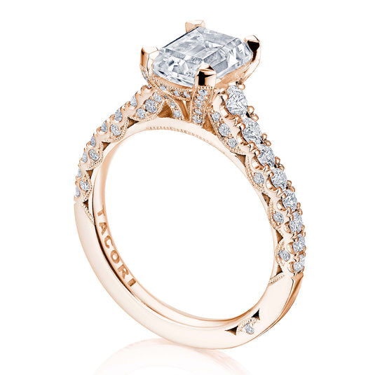 Tacori Emerald Solitaire Engagement Ring HT2579EC8X6