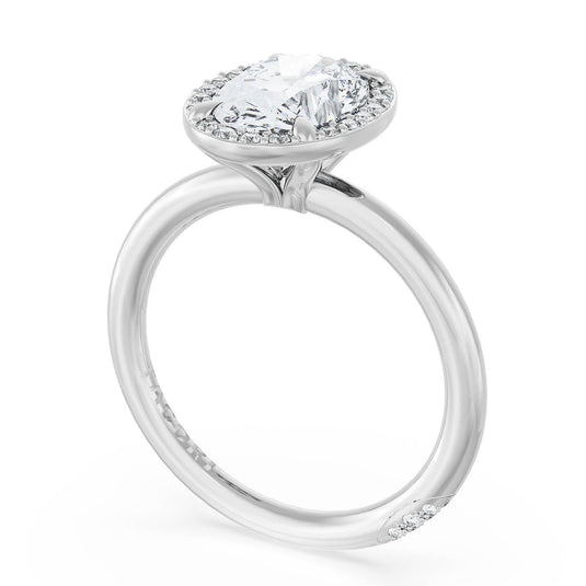 Tacori Oval Bloom Engagement Ring 2584RD65