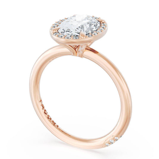 Tacori Oval Bloom Engagement Ring 2584RD65