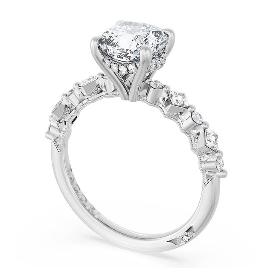 Tacori Cushion Solitaire Engagement Ring 272937CU7