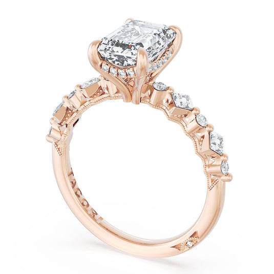 Tacori Emerald Solitaire Engagement Ring 272937EC85x6