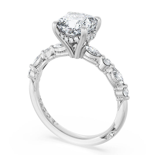 Tacori Cushion Solitaire Engagement Ring 272822CU7
