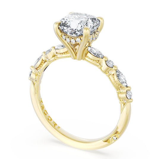 Tacori Cushion Solitaire Engagement Ring 272822CU7