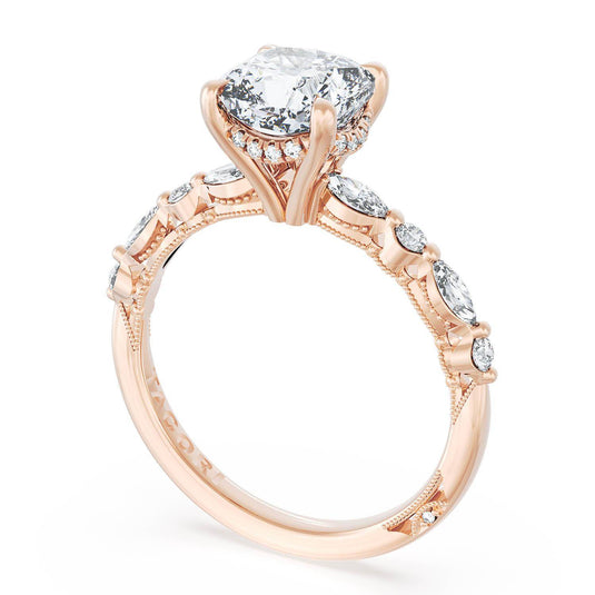 Tacori Cushion Solitaire Engagement Ring 272822CU7