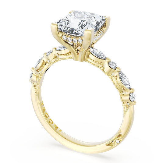 Tacori Princess Solitaire Engagement Ring 272822PR7