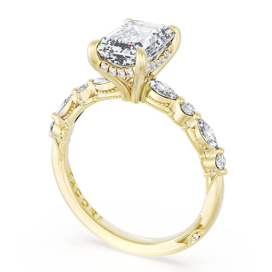 Tacori Emerald Solitaire Engagement Ring 272822EC85x6