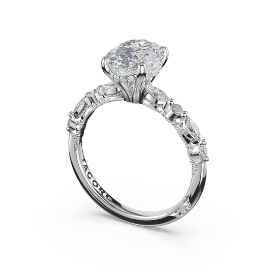 Tacori Oval Solitaire Engagement Ring 272822OV95x7