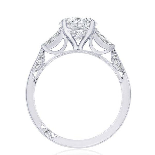 Simply TACORI | Emerald 3-Stone Engagement Ring 2669EC75X55