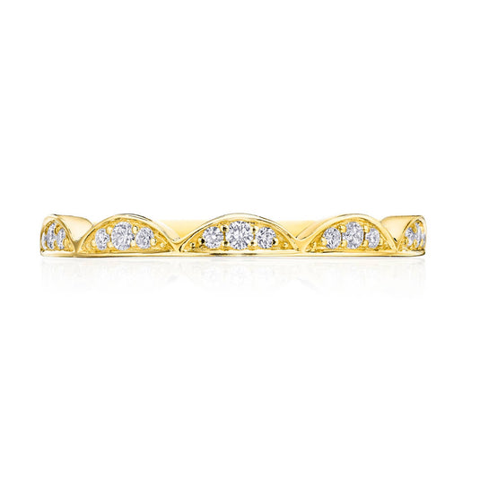 Sculpted Crescent | Crescent Crown Ring with Diamond 2675B12Y
