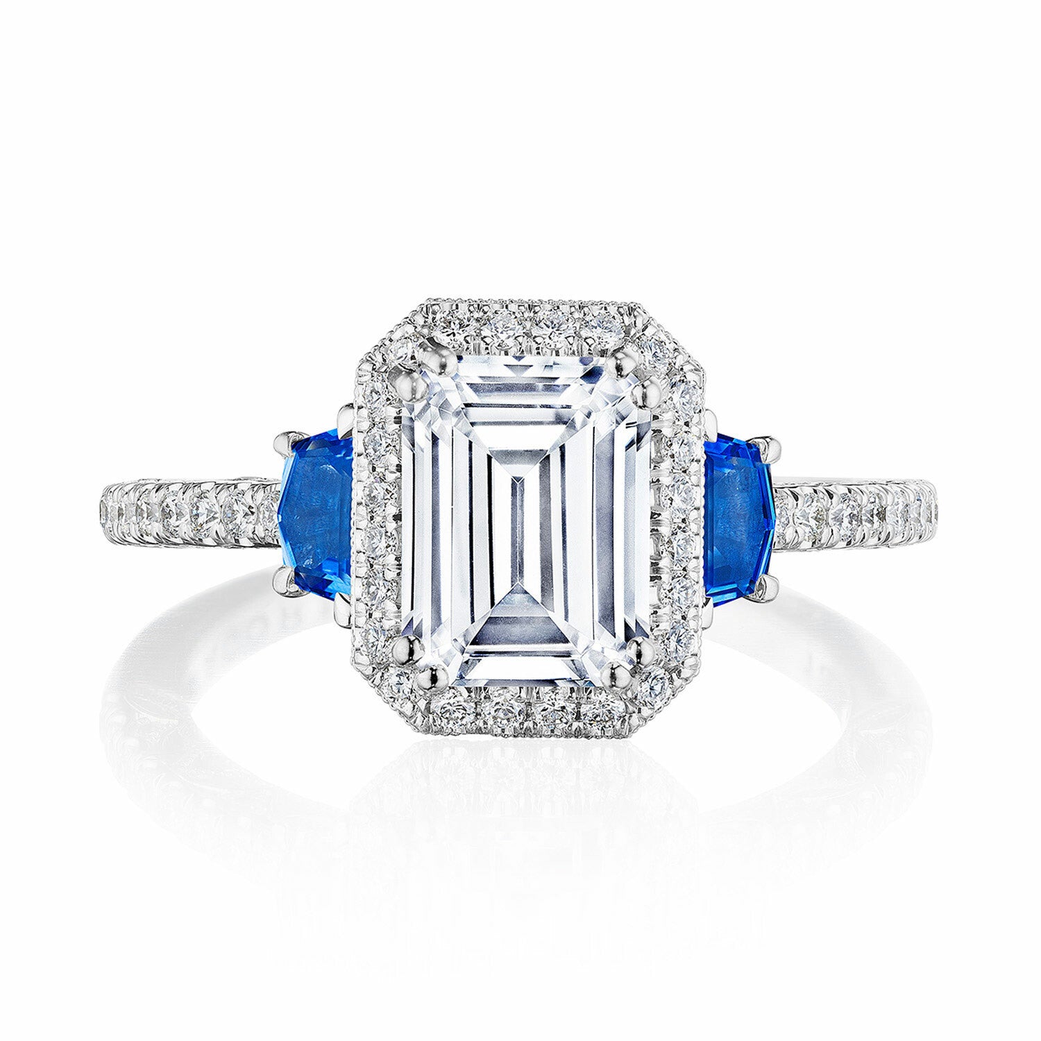 emerald-3-stone-engagement-ring-with-blue-sapphires-269217ECBS