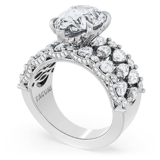 Tacori Pear Solitaire Engagement Ring w/ North South Marquise & Pear Band 21PS14X912