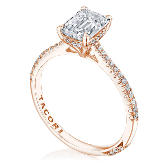 Tacori Emerald Solitaire Engagement Ring HT2581EC75x55