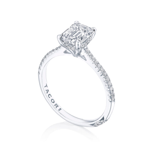 Tacori Emerald Solitaire Engagement Ring HT2581EC75x55