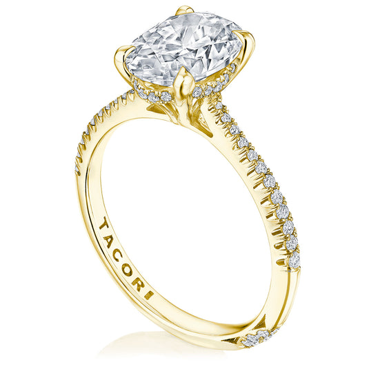 Tacori Oval Solitaire Engagement Ring HT2581OV95x7