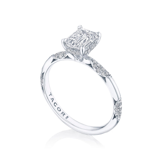 Tacori Emerald Solitaire Engagement Ring HT2582EC7x5