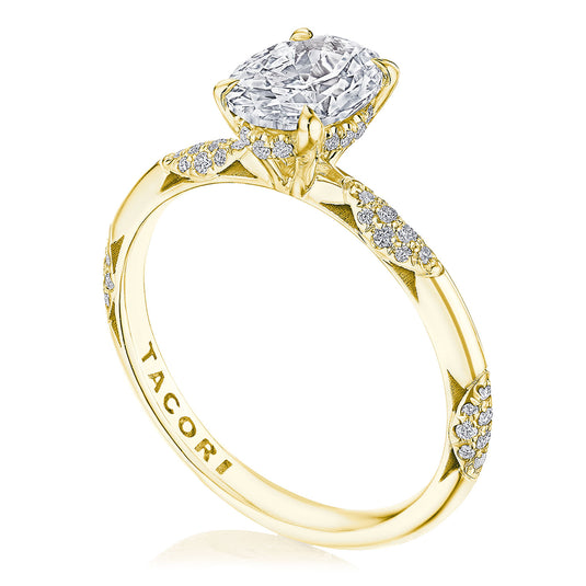Tacori Oval Solitaire Engagement Ring HT2582OV8x6