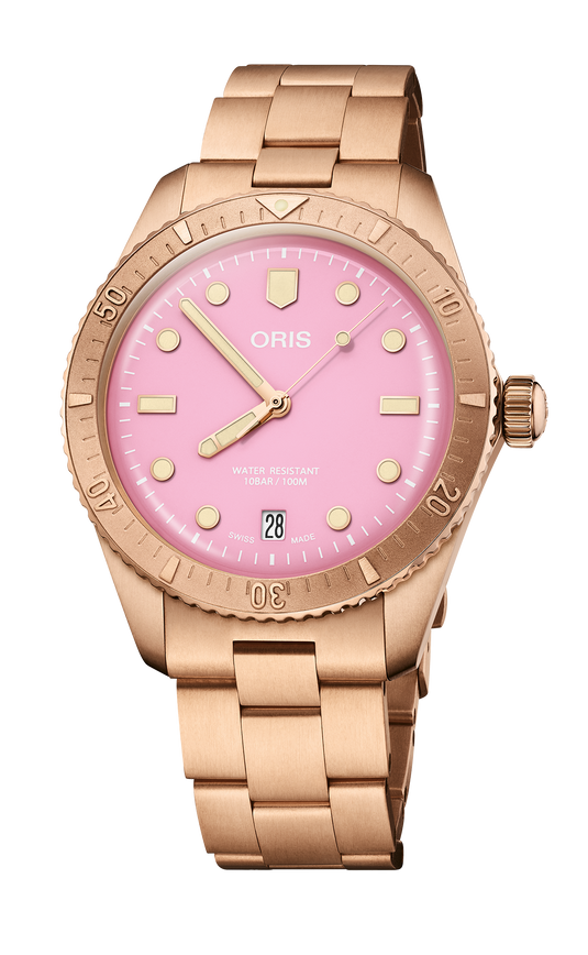 Oris Divers Sixty‑Five 'Cotton Candy' Automatic Watch 01 733 7771 3158-07 8 19 15