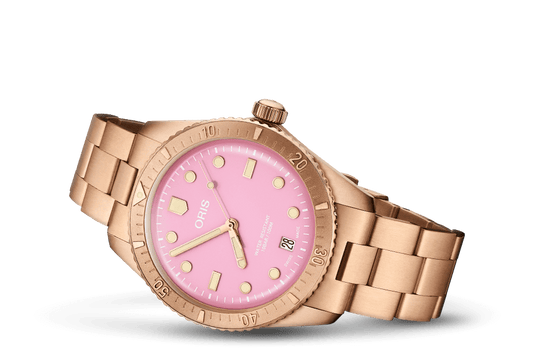 Oris Divers Sixty‑Five 'Cotton Candy' Automatic Watch 01 733 7771 3158-07 8 19 15