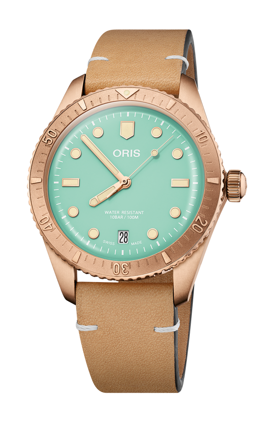 Oris Divers Sixty‑Five 'Cotton Candy' Automatic Watch 01 733 7771 3157-07 5 19 04BR