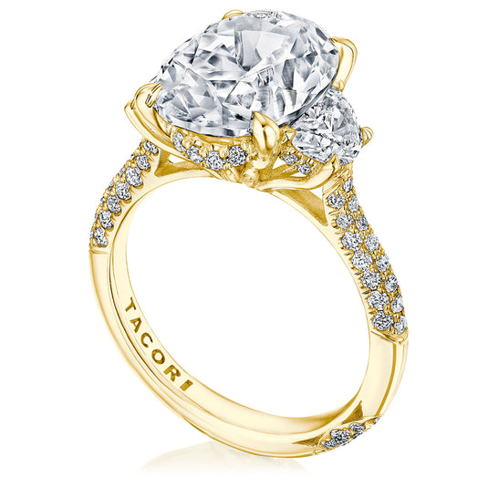 Tacori Oval 3-Stone Engagement Ring HT2691OV13x95