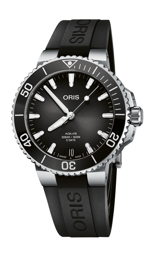 Oris Aquis Date Calibre 400 Automatic Watch 01 400 7769 4154-07 4 22 74FC