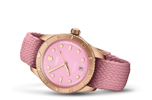 Oris Divers Sixty‑Five 'Cotton Candy' Automatic Watch 01 733 7771 3158-07 3 19 04BRS