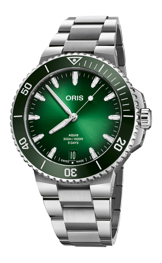 Oris Aquis Date Calibre 400 Automatic Watch 01 400 7790 4157-07 8 23 02PEB