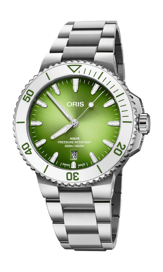 Oris Aquis Date Taste of Summer Automatic Watch 01 733 7787 4137-07 8 22 04PEB