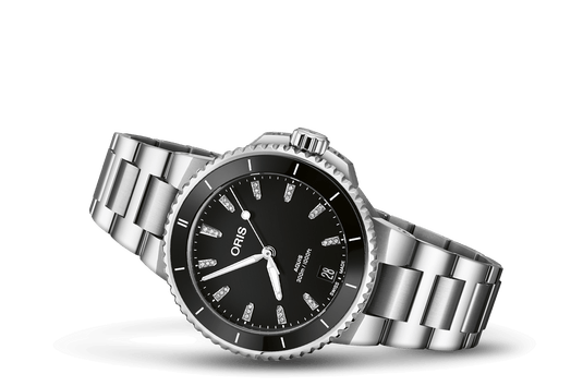Oris Aquis Date Diamonds Automatic Watch 01 733 7792 4194-07 8 19 05P