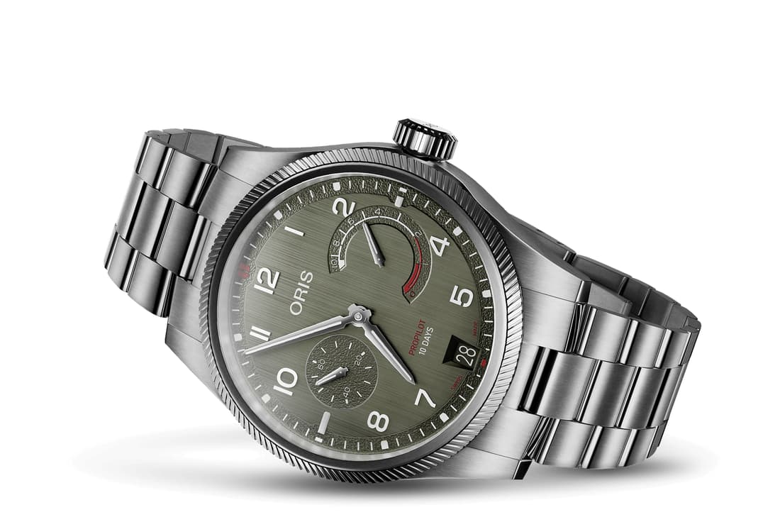 Oris ProPilot Calibre 111 Hand Winding Watch 01 111 7808 4167-07 8 20 04LC