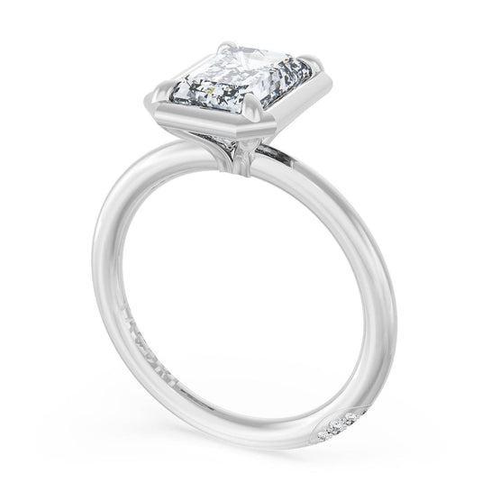 Tacori Emerald Solitaire Engagement Ring 40417EC11X8