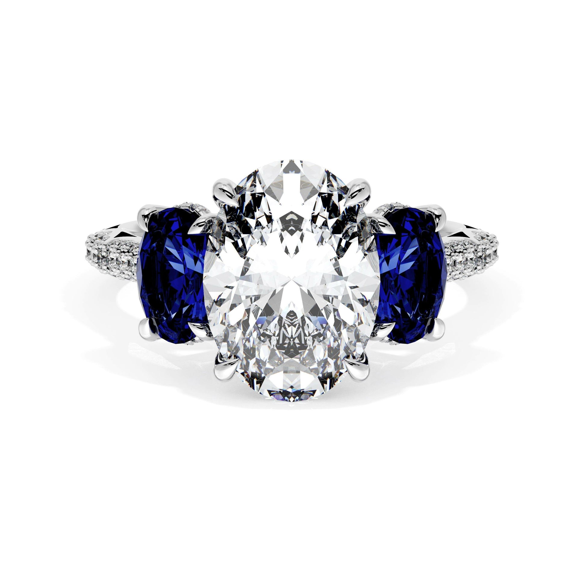 oval-3-stone-engagement-ring-in-blue-sapphire-40727OVBS