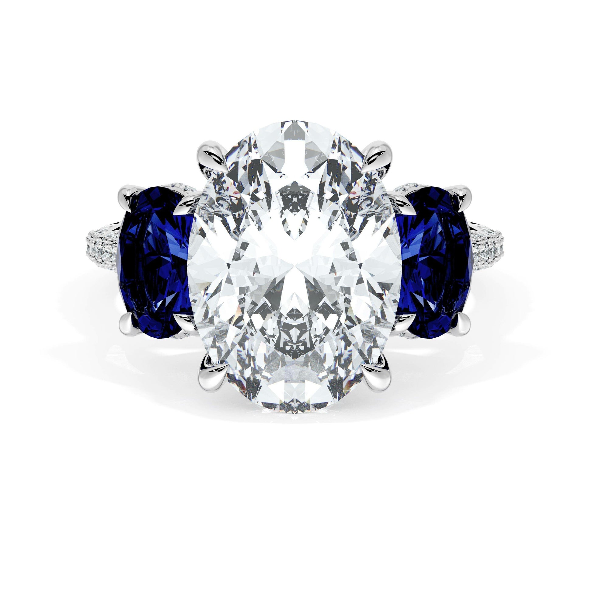 oval-3-stone-engagement-ring-in-blue-sapphire-40727OVBS