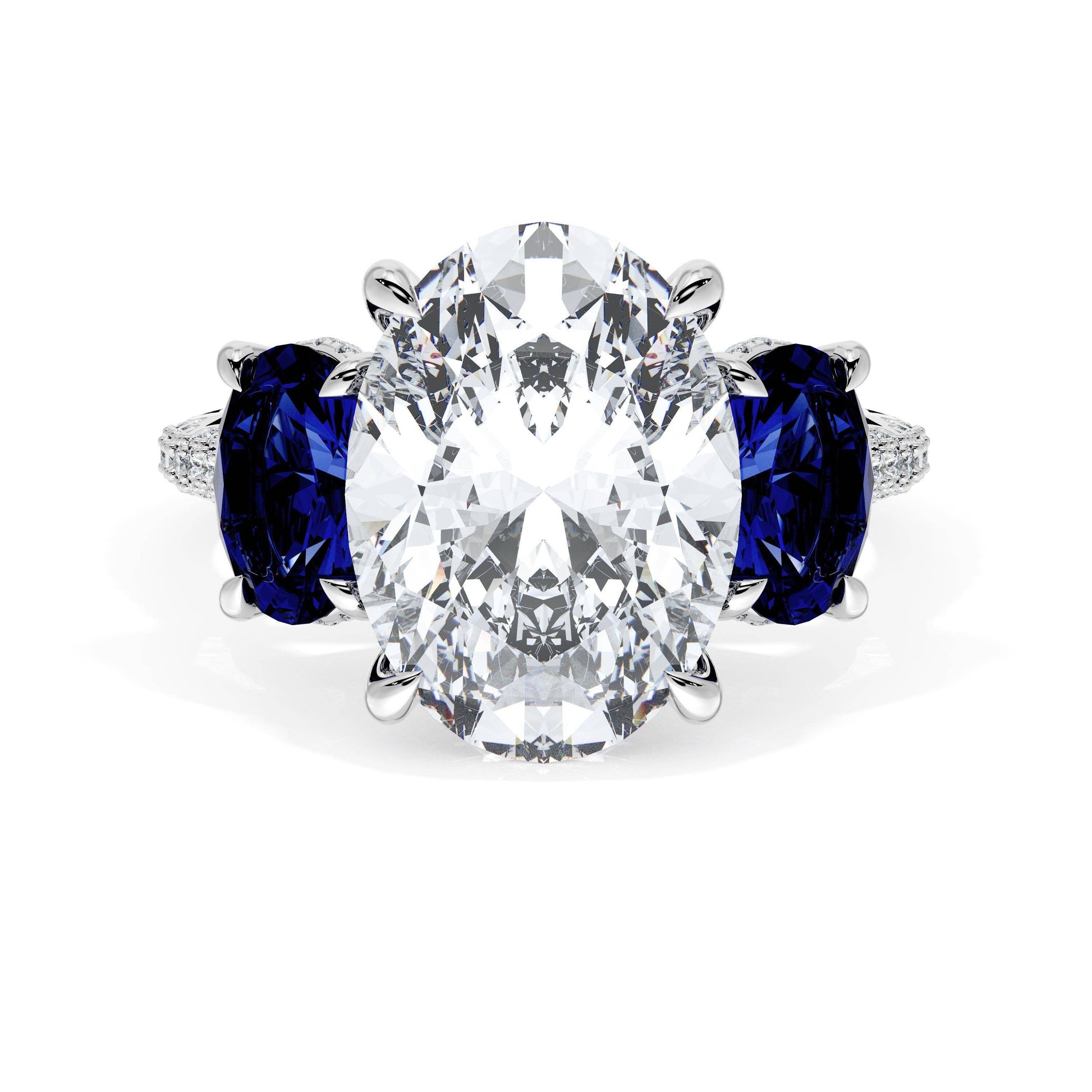 oval-3-stone-engagement-ring-in-blue-sapphire-40727OVBS