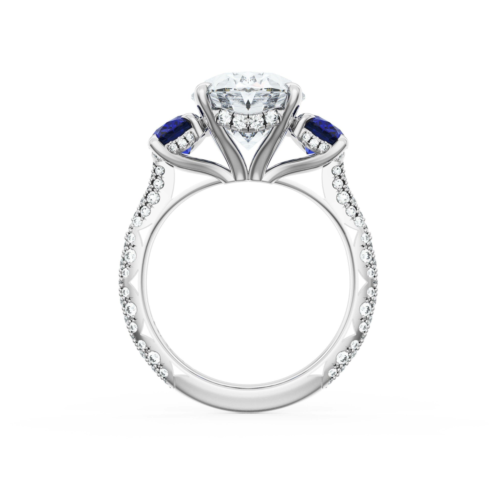 oval-3-stone-engagement-ring-in-blue-sapphire-40727OVBS